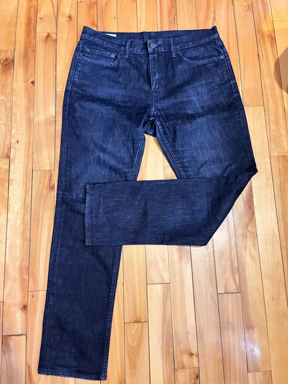 Banana Republic Men's Dark Indigo Slim Straight Jeans
